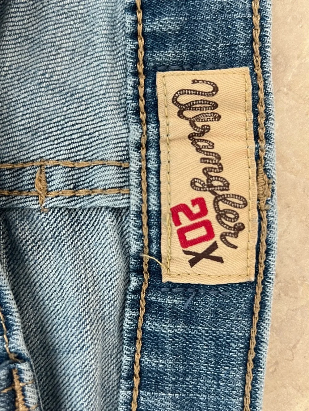 Wrangler 20X Light Wash Blue Kids Jeans